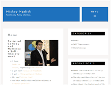 Tablet Screenshot of mickeyhadick.com